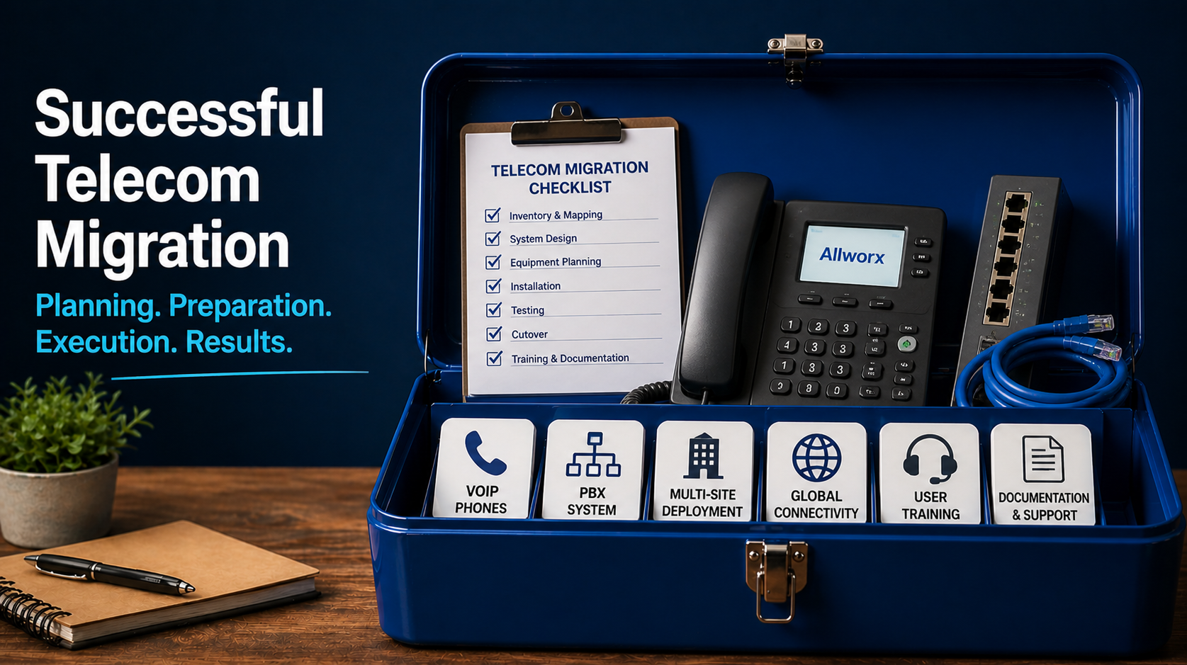 Successful Telecom Migration case study preview